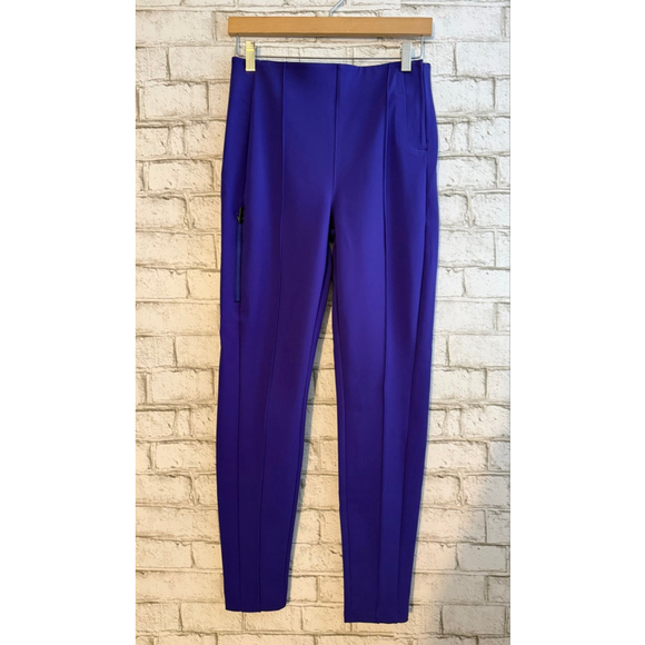 ATHLETA Glacier Snow Skinny High Rise Pant Blue Size 6 lined winter Soft Shell - Picture 5 of 9